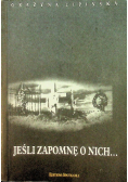 Jeśli zapomnę o nich