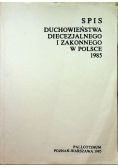 Spis duchowieństwa diecezjalnego i zakonnego w Polsce 1985
