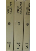 Dzieje Krakowa 3 tomy