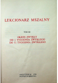 Lekcjonarz mszalny Tom III