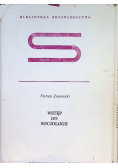 Wstęp do socjologii