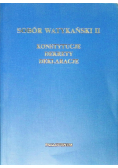 Sobór Watykański II  Konstytucje dekrety deklaracje