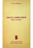 Decus Clericorum Etyka towarzyska
