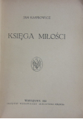 Księga miłości, 1922 r.