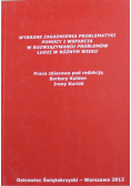 Wybrane zagadnienia problematyki pomocy i wsparcia  w rozwiązywaniu  problemów  ludzi w różnym wieku