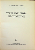 Wybrane pisma filozoficzne