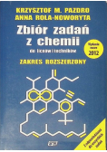 Zbiór zadań z chemii do liceum i technikum Zakres rozszerzony