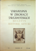 Varsaviana w Zbiorach Drezdeńskich Nr 3