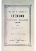 Przypowieściowy lexikon talmudyczny i midraszowy