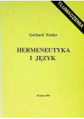 Hermeneutyka i język