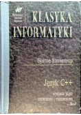 Klasyka informatyki Język C + +