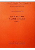 Słownictwo Warmii i Mazur Odzież