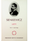 Biblioteka poezji i prozy Sienkiewicz Listy Tom V Część II