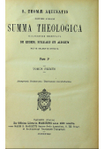 Summa Theologica Tomus Primus 1928 r.