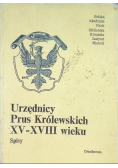 Urzędnicy Prus Królewskich XV - XVIII wieku Spisy