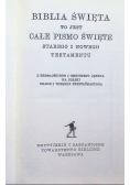 Biblia to jest całe Pismo Święte starego i nowego testamentu
