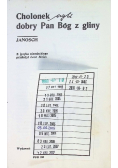 Cholonek czyli dobry Pan Bóg z gliny