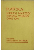 Platona Hippiasz Mniejszy Hippiasz Większy