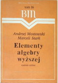 Elementy algebry wyższej tom 16