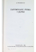 Zapomniane pisma i języki