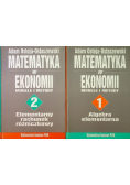 Matematyka w ekonomii modele i metody Tom 1 i 2
