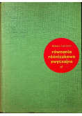 Równania różniczkowe zwyczajne