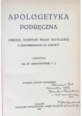 Apologetyka podręczna 1923 r.