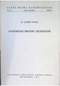 Kanoniczne procesy szczególne Zeszyt 3