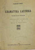 Gramatyka Łacińska  1925 r.