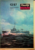 Mały modelarz Nr 12 / 87 Polski ścigacz artyleryjski S - 2 ORP Wilczur