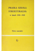 Praska szkoła strukturalna w latach 1926 - 1948