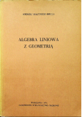 Algebra liniowa z geometrią