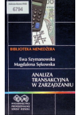 Analiza transakcyjna w zarządzaniu