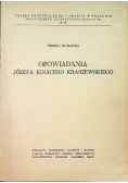 Opowiadania Józefa Ignacego Kraszewskiego