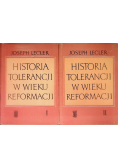 Historia tolerancji w wieku reformacji Tom I i II