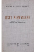 Listy niewysłane