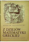 Z dziejów matematyki greckiej