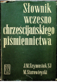 Słownik wczesno chrześcijańskiego piśmiennictwa