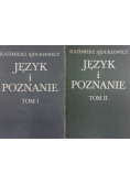 Język i poznanie Tom I i II