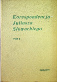 Korespondencja Juliusza Słowackiego Tom I
