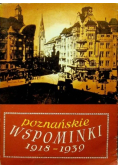 Poznańskie wspominki z lat 1918 - 1939