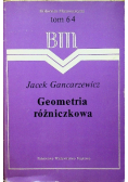 Geometria różniczkowa Tom 64