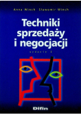 Techniki sprzedaży i negocjacji