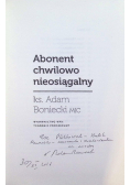 Abonent chwilowo nieosiągalny