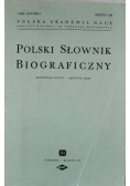 Polski Słownik Biograficzny Zeszyt 158