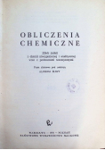 Obliczenia chemiczne