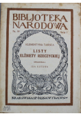 Listy Elżbiety Rzeczyckiej, 1927r
