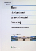Bilans jako fundament sprawozdawczości finansowej