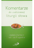 Komentarze do codziennej liturgii słowa