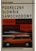 Podręczny słownik samochodowy polsko niemiecki niemiecko polski